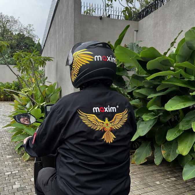MAXIM - Garuda Set Helm dan Jaket (Maxim - Transportasi Online)