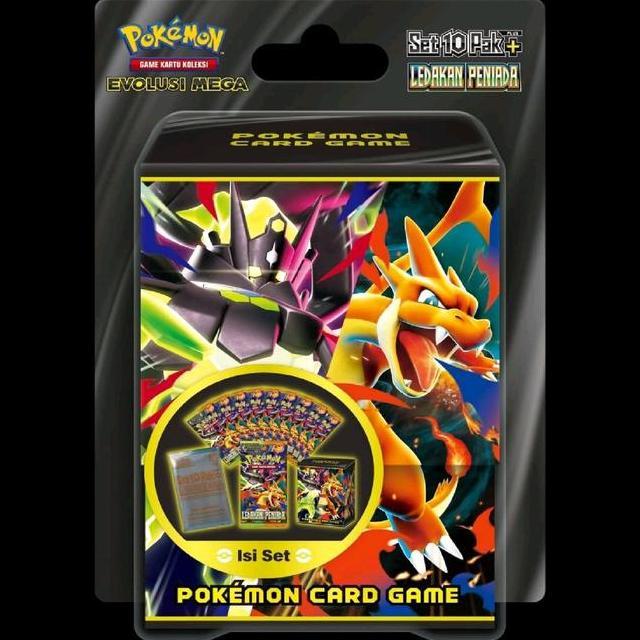 Booster Box Set Kolektor Ledakan Peniada Pokemon Indonesia Ma4 Set 10 Pak