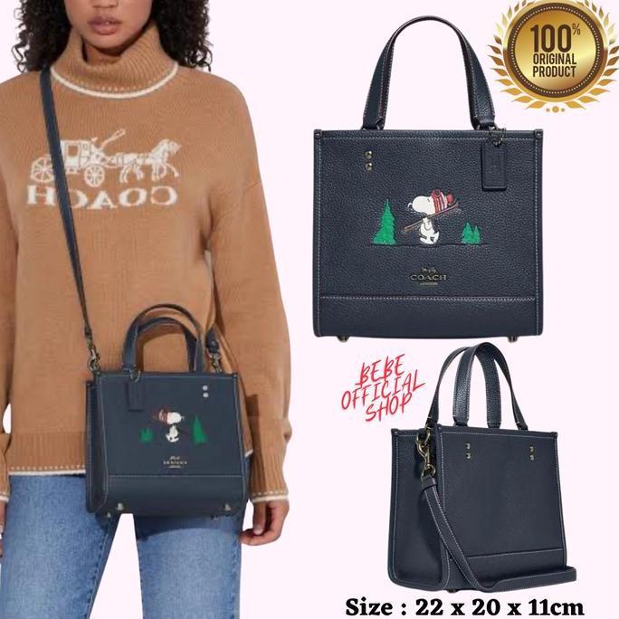Best Seller Tas Wanita Dempsey Tote 22 With Snoopy Tas Wanita Branded Tas Snoopy Berkualitas 100% or