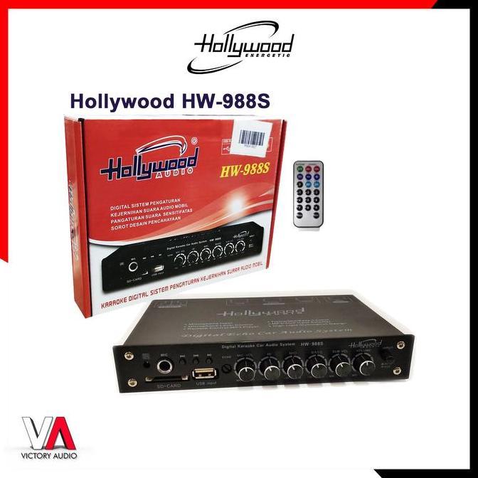 Pre Amp Parametric Hollywood Audio HW-988S Parametrik USB SD Karaoke