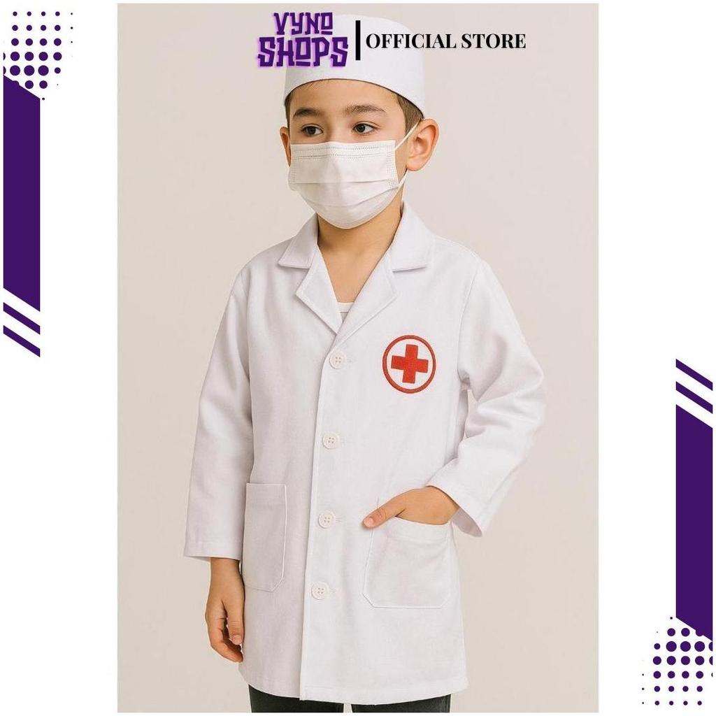 BAJU PROFESI ANAK JAS LAB/JAS DOKTER/PERAWAT/SUSTER/DOKTER/PINK/PUTIH/LAKI LAKI/PEREMPUAN Promo Punc