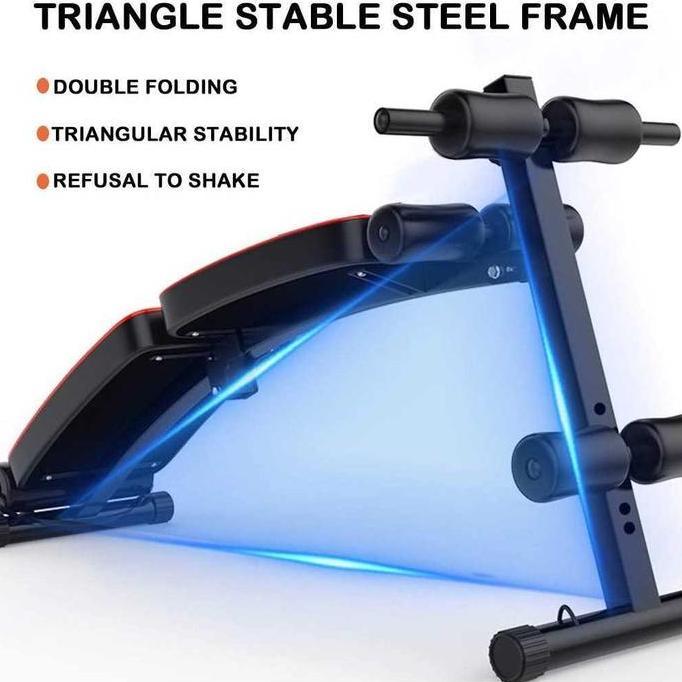 RANMEU SIT UP BENCH Kursi Fitness Bench Press Abdominal Muscle Foldable