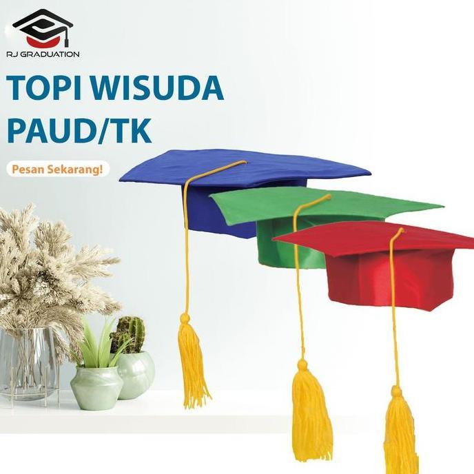 New- Grosir Topi Toga Wisuda Paud / Topi Toga Wisuda Tk / Topi Wisuda