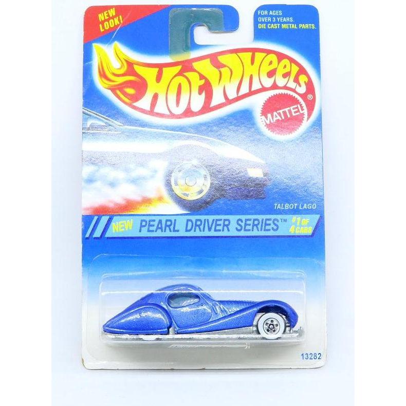 AT99 HOT WHEELS TALBOT LAGO - PEARL DRIVER BW WHITE WALL - BIRU