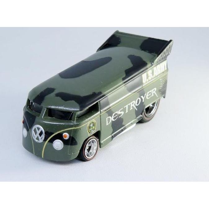 AT99 HOT WHEELS LOOSE VOLKSWAGEN VW DRAG BUS - DESTROYER HURUF SILVER