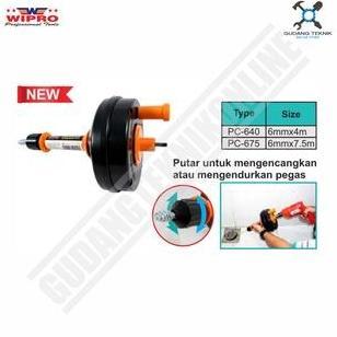PEUNBIM Pembersih Pipa Tersumbat WIPRO PC640 / Pipe Drain Cleaner 4m WIPRO PC-640