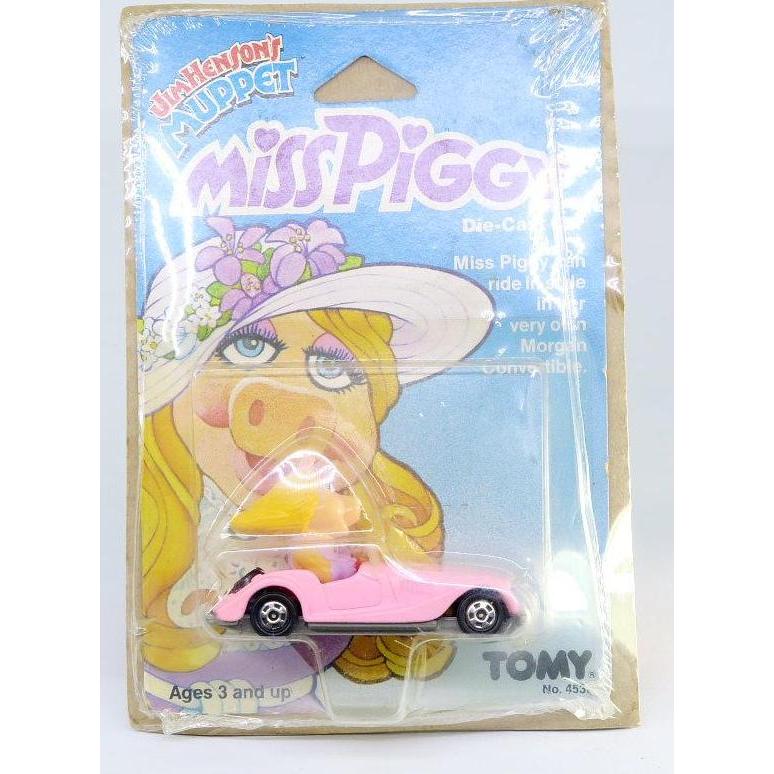 AT99 TOMICA BUGATTI MORGAN PLUS 8 - MISS PIGGY MUPPET PINK