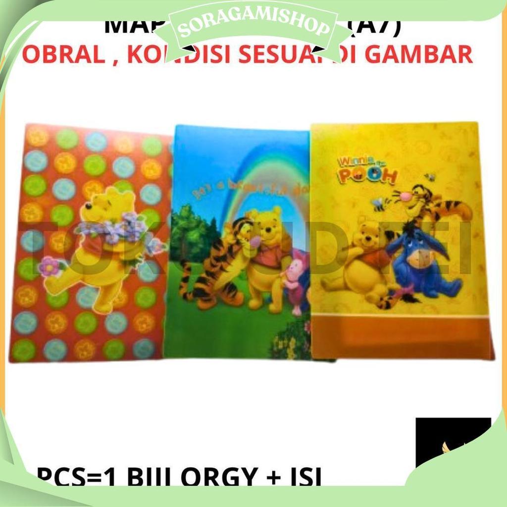 (1 PCS = 1 BIJI)  MAP ORGI/ MAP ORGI A7/ BINDER KECIL FANCY UDF