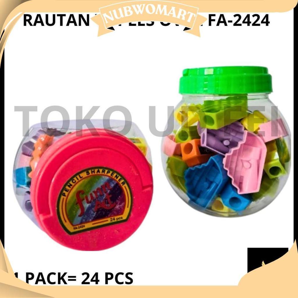(1 PACK=24 PCS) RAUTAN TOPLES/ RAUTAN PENSIL/ OROTAN BENTUK TOPLES/RAUTAN KARAKTER UDF