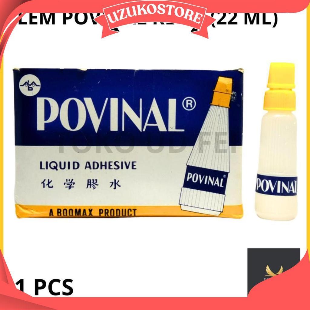 (1 PCS) Lem Povinal/ Lem povinal Kecil/ Lem Povinal Besar/ Lem Povinal 22ml/ Lem Povinal 75ml UDF