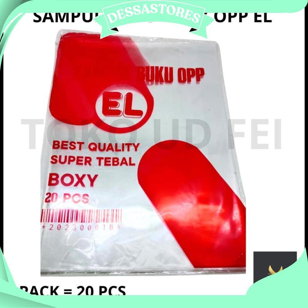 (1 PACK=20 LEMBAR) SAMPUL BOXY/ SAMPUL PLASTIK BOXY/ SAMPUL BOXY EL/ SAMPUL BUKU BOXY/ SAMPUL BUKU C