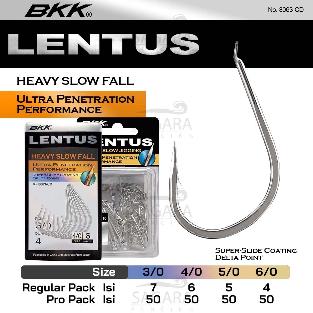 Hook BKK Lentus SF | Hook Slow Jigging | Kail Jigging | Kail Pancing