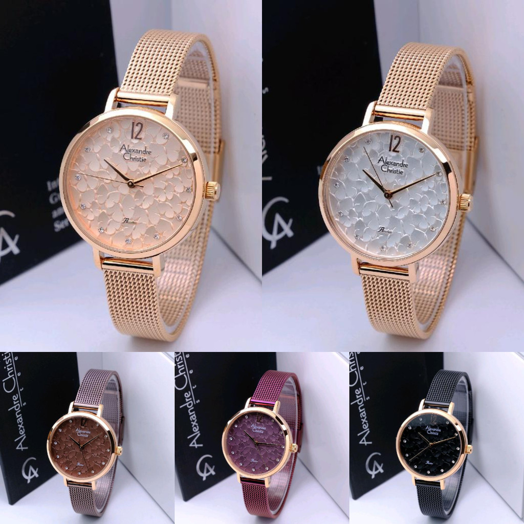 ORIGINAL Jam Tangan Wanita Cewek Alexandre Christie AC 2728 / AC2728 / 2728 / AC 2957 / AC2957 / 295