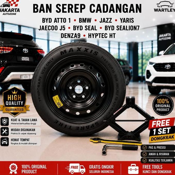 Kokahyuan718 - Ban Serep Serap Cadangan Jaecoo J5 BYD Seal Sealion 7 BMW Hyptec HT D9 Atto 1 Seagull