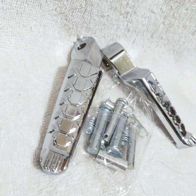 FOOTSTEP BELAKANG CHROME BEAT VARIO PCX ADV SCOOPY CB 100 CBR CB 150R TIGER MEGAPRO MOTORCYCLE BAUT 