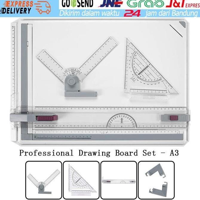 YUZABA Terpercaya Meja Gambar Arsitek A3 Professional Drawing Board A3