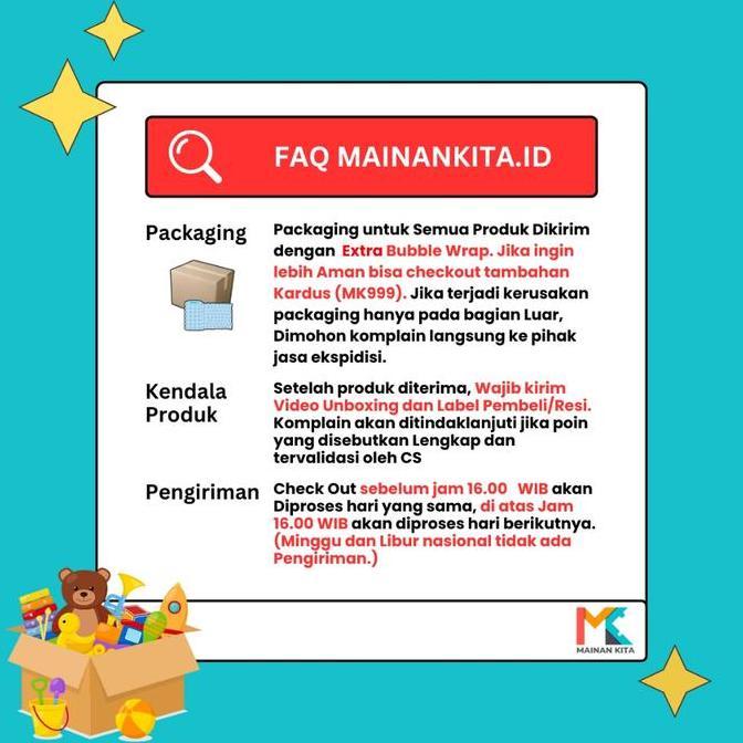 Updown- Mk332 Mainan Brick Balok Susun Anak Diy | Brick Lego Land Anak | Mainan Susun Edukatif 260/3