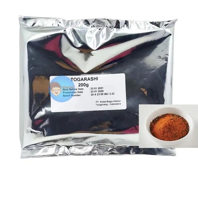 Pbb Kobe Togarashi 11 200Gr Cabe Bubuk Jepang Cabai Bubuk Jepang Shichimi Togarashi Bumbu Jepang Ped