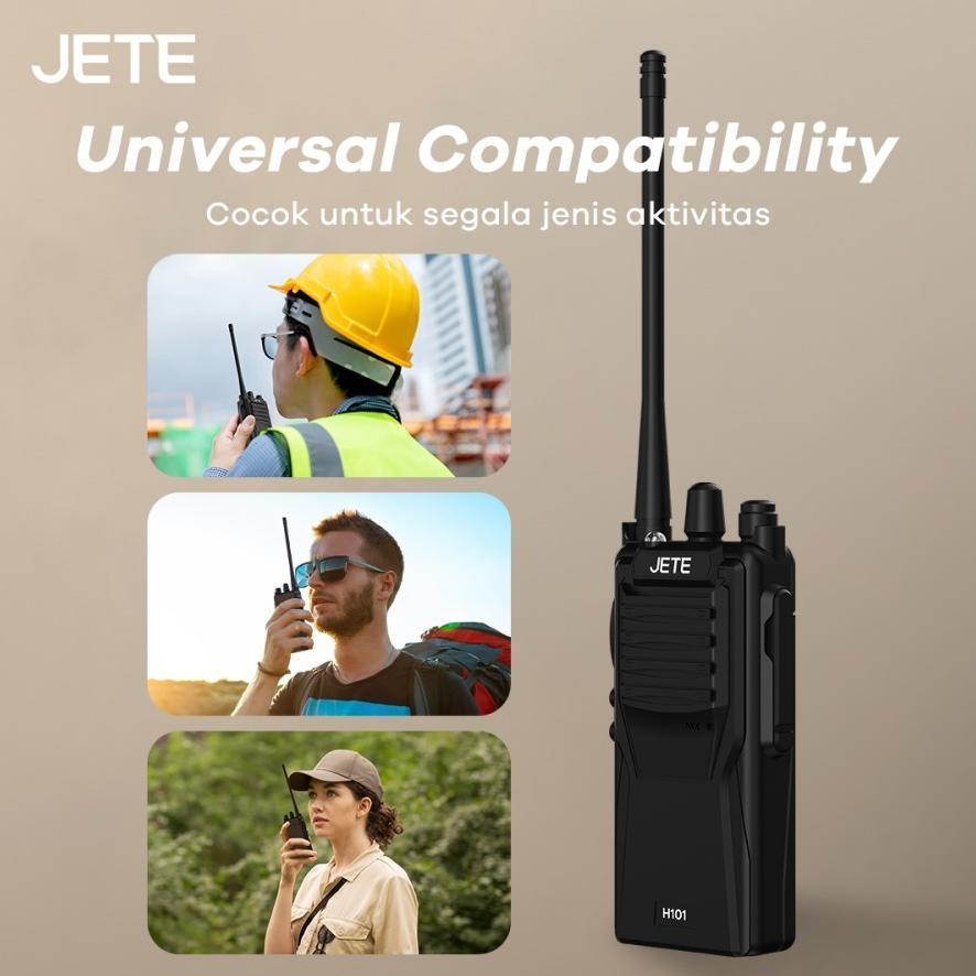 Jete Ht H101 Handy Talky 16 Channel Jarak 5Km - Garansi 2Th