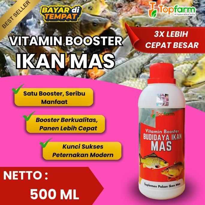 Nutrisi Penggemuk Ikan Mas / Vitamin Ikan Mas Agar Selalu Sehat / Obat Untuk Ikan Mas Agar Panen Leb