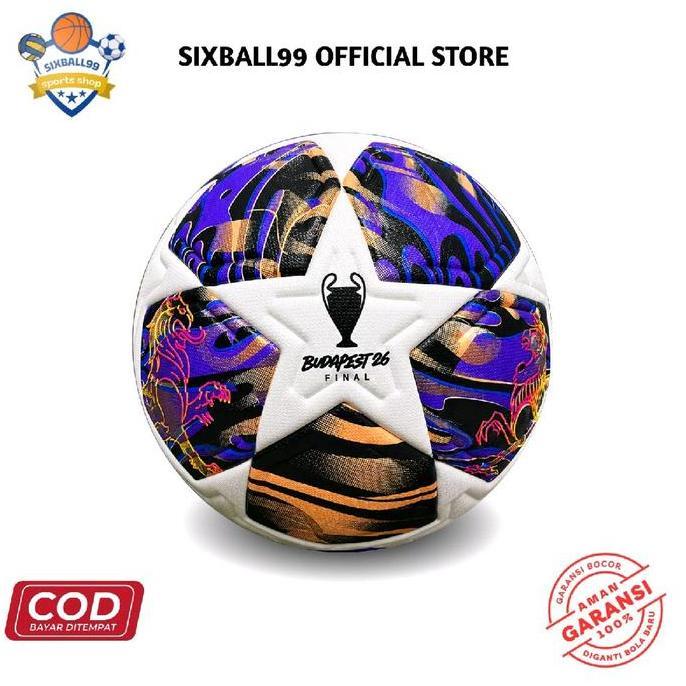 Bola Sepak Bola Kaki UCL Final Budapest 2026 Size 5 Football Ball Outdoor