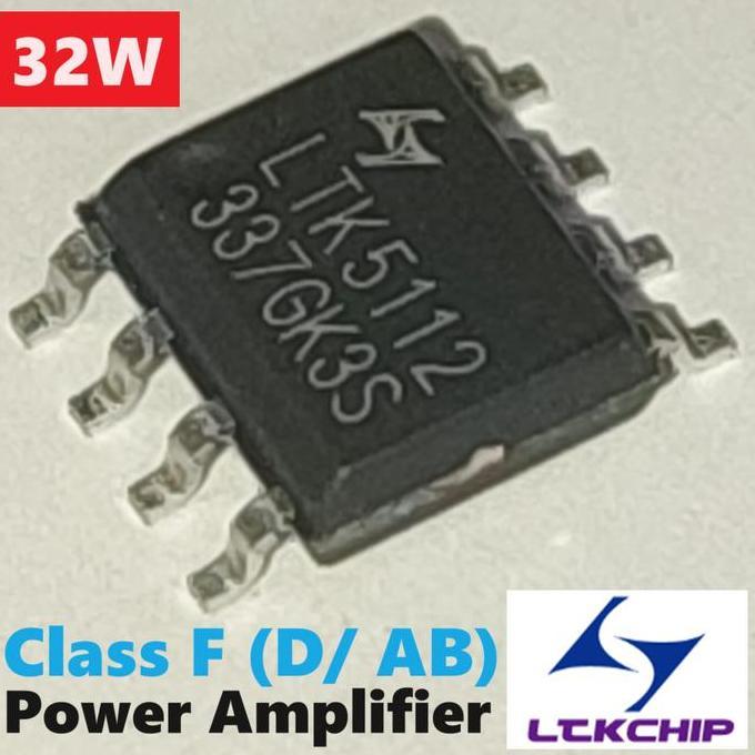 IC LTK5112 Original Power Amplifier 32W Class-F D/AB Bluetooth Car 12V MI99