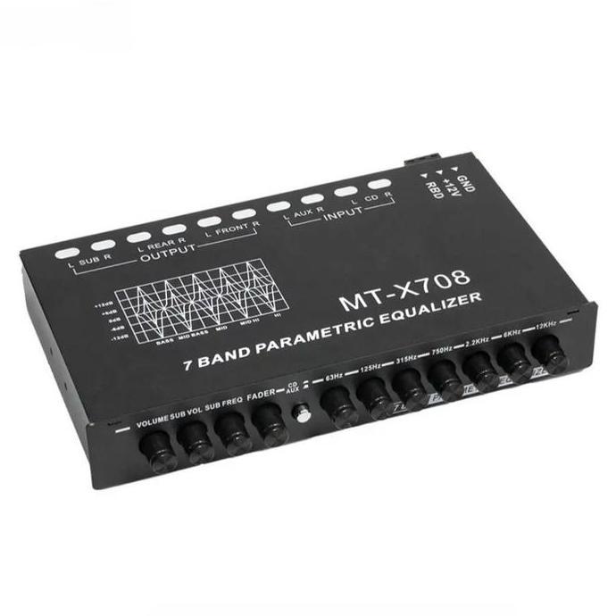 MT-X708 TONE CONTROL PARAMETRIK PARAMETRIC 7 BAND EQUALIZER PLUS SUBWOOFER HARGA KHUSUS