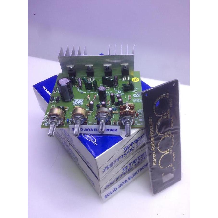 KIT POWER AKTIF STEREO 200W TDA2003 200 WATT TDA 2003 ACTIVE RANIC 264 BEST SELLER