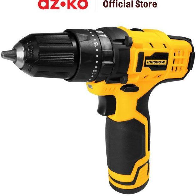 Azko Krisbow Bor Cordless Impact 10 Mm 12V Ircid121 Cordless Impact Drill Electric Tool