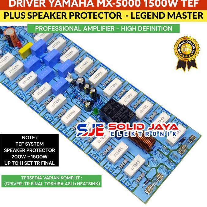 KIT DRIVER AMPLIFIER YAMAHAA MX5000 1500W MONO 1500 WATT W PROFESIONAL AMPLIFIER AMPLI TANPA TR FINA