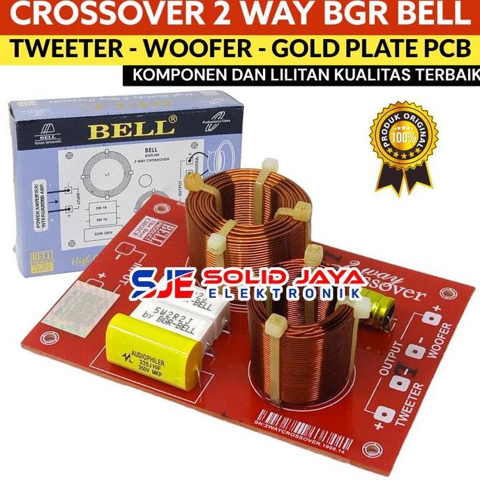 KIT KIT CROSSOVER PASIF 2 WAY BELL BGR WOOFER TWEETER TWETER TWITER TWITTER HI MID HIGH MIDLE VOKAL 