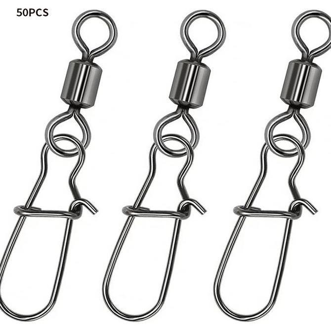 LEKCTROM Swivel Pancing Kili Kili Stainless Swivel Kili Kili Swivel Snap Pancing Swivel Snap 50pcs