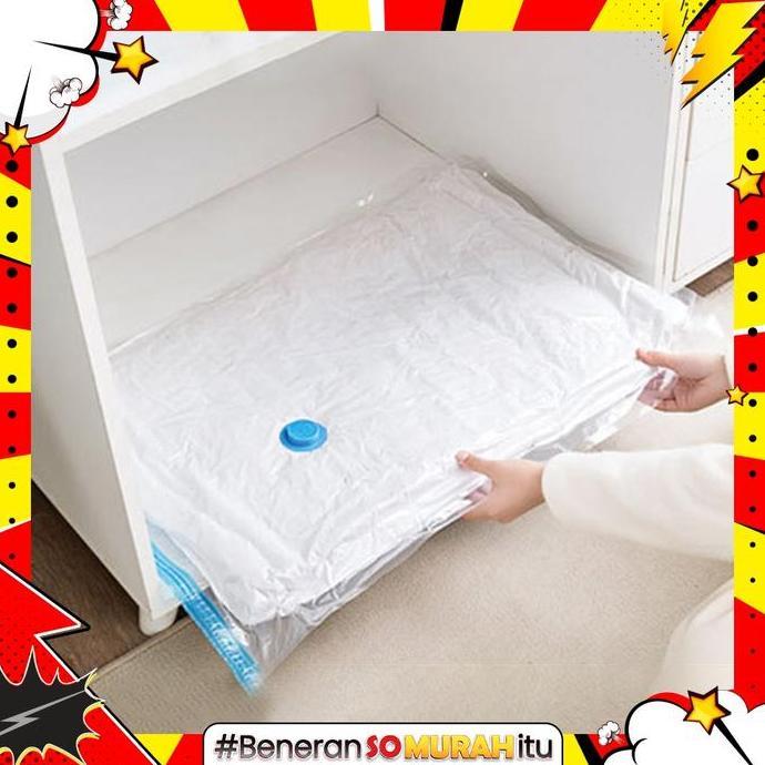 LawyersClub Plastik Vakum Baju Laundry Selimut Bedcover Boneka Pompa Manual Vacum Bag Travel