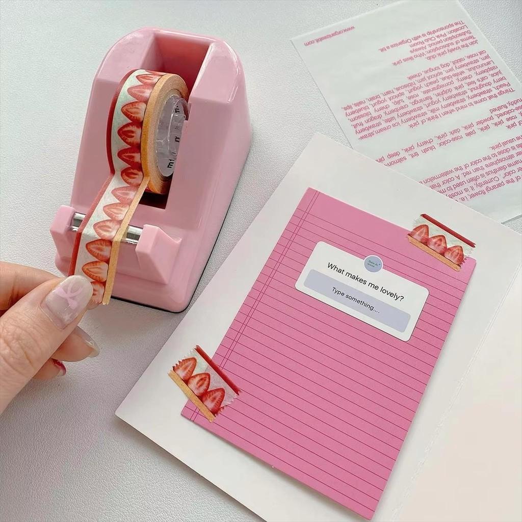 Na Tape Dispenser Pastel Kecil / Tempat Solatip Isolasi Selotip Mini / Tape Cutter / Pemotong Pita P