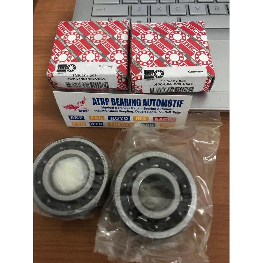 Promo BEARING KRUK AS MOTOR YAMAHA JUPITER Z RX KING RXZ RXS VEGA R  6205 PAP63 6304 PAP63 IBC GERMA