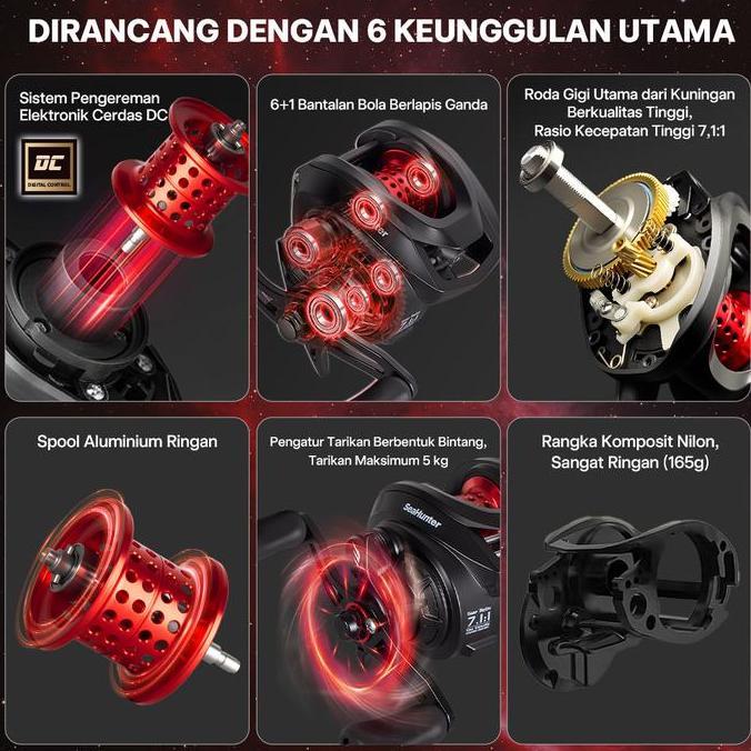 [OFFICIAL] SeaHunter x KASTKING Joran Pancing 1 Set = Nebula DC Reel Pancing BC Reel + Perigee ll Jo