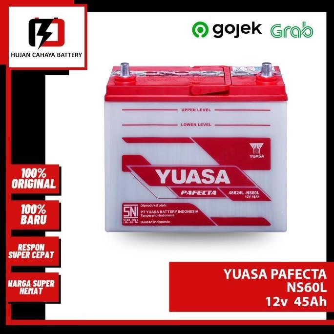 VIRALL AKI MOBIL YUASA PAFECTA NS60L / NS-60-L / NS 60 L - AKI COROLLA ALTIS //