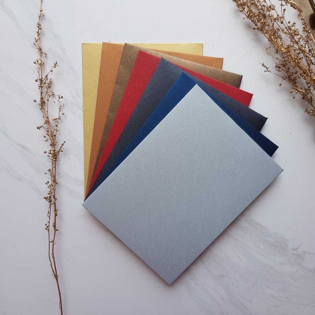 [Minimal 10Pcs] Amplop Fancy A5 16X22Cm/ Amplop Surat/ Amplop Jasmine/ Amplop Undangan Warna Warni