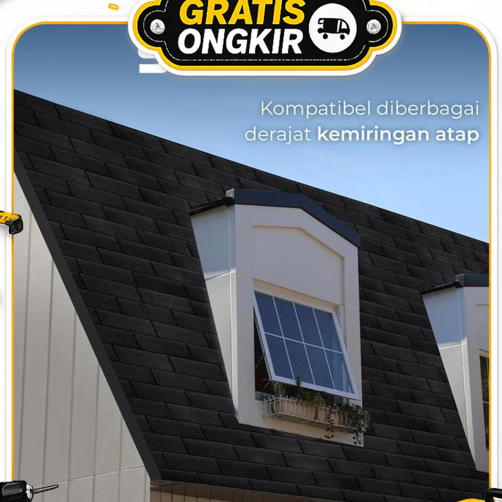 Gnet Atap Shingles - Genteng Atap Bitumen Asphalt Premium