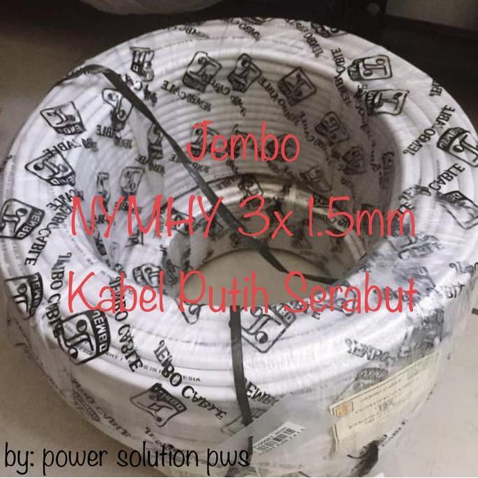 Kabel Serabut NYMHY 3x1.5mm Jembo Cable Serabut NYMHY 3x 1.5mm