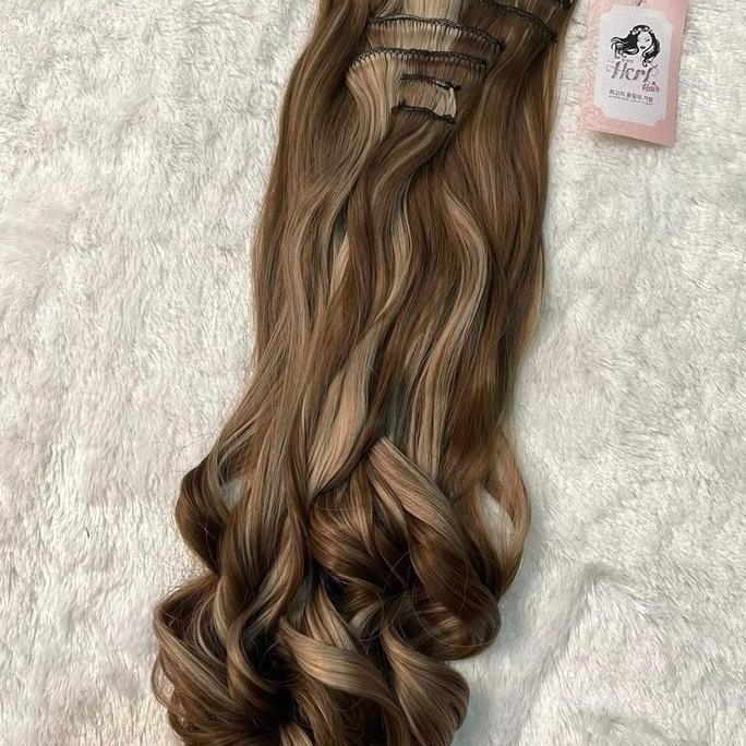 Hairclip 7layer Series Caramel Latte