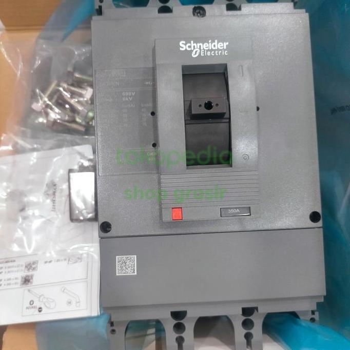 NEW mccb ezc400n 350a 3p schneider