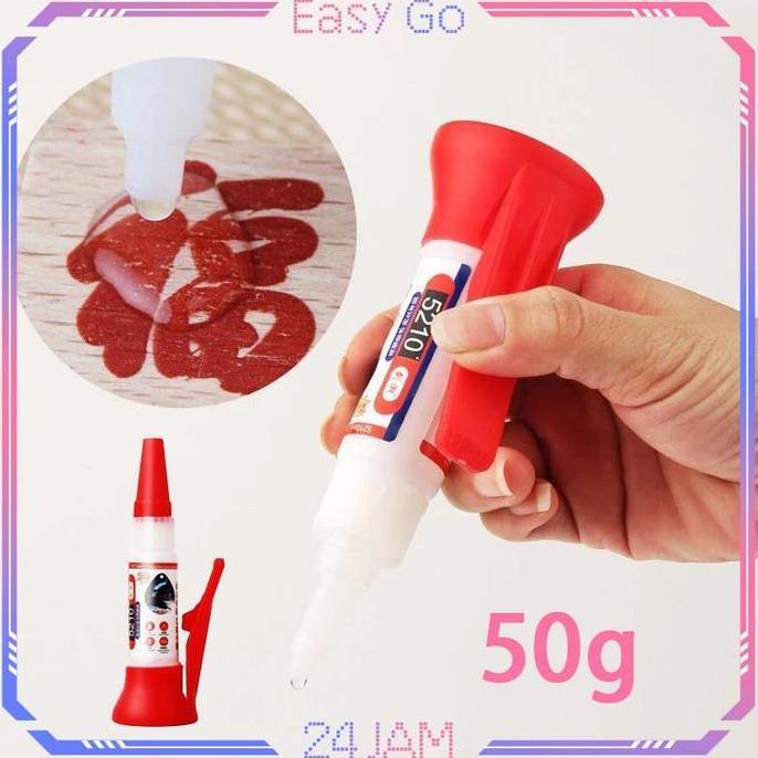 QYUISHOP 50g Lem Kuat Super Kuat Lem Besi Kuat Serbaguna Lem Besi Las Lem Sepatu Super Kuat Tahan Ai