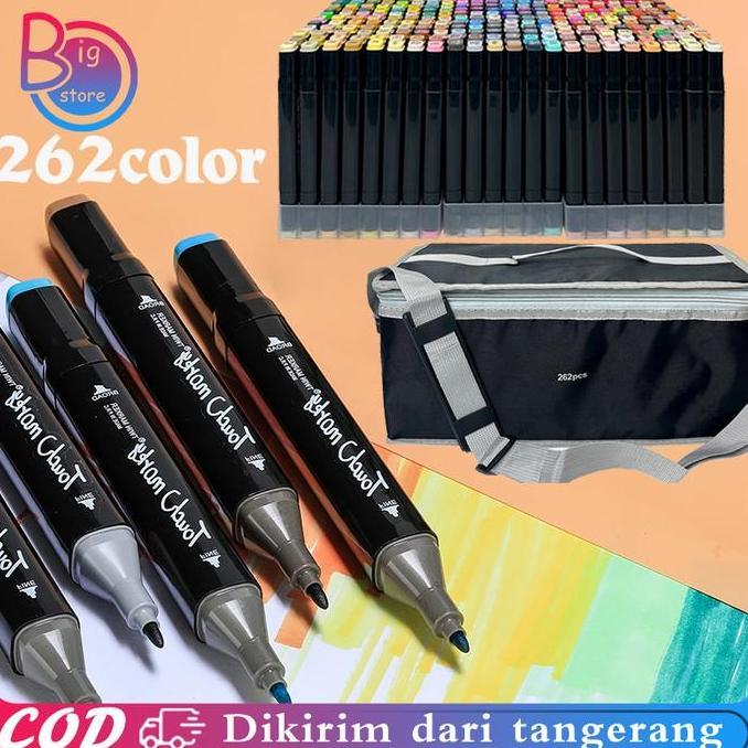 MUVAC Isi 262 Spidol Warna Marker Spidol Dual Side Fine Art Marker Drawing Marker Twin Marker Spidol