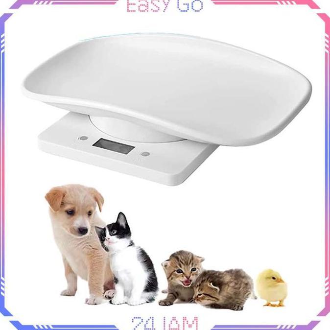 QYUISHOP Timbangan Hewan Digital Kecil 1g-10kg Timbangan Hewan Kucing Serbaguna Timbangan Kucing Anj
