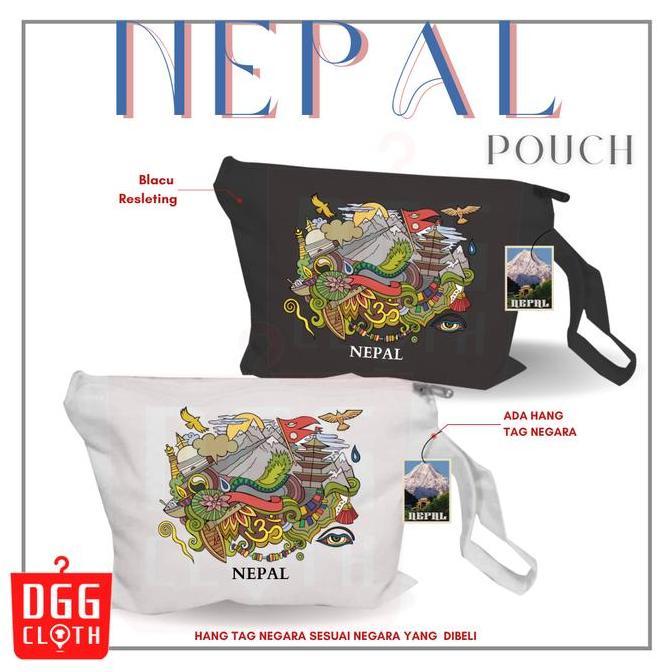 DI131 - Pouch Souvenir Nepal Pouch Oleh Oleh Nepal Model 1