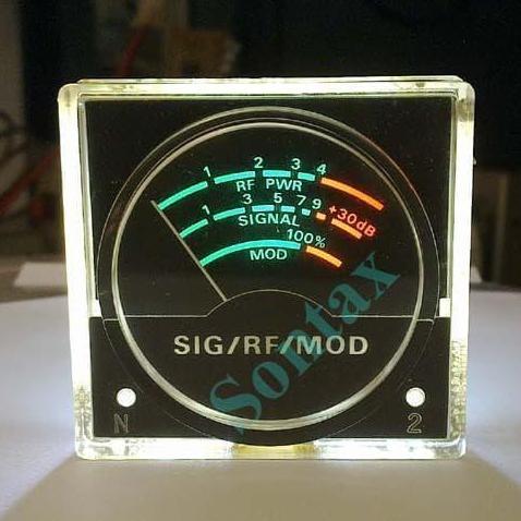 VU METER BULAT PANEL SIGNAL RADIO ANALOG BITX SSB CB HF TRANSCEIVER STX27
