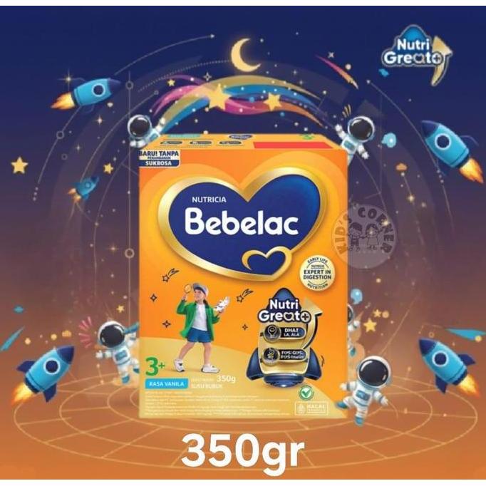 Leite - Bebelac 3+,1+, Bebelove 6-12, 0-6 350Gr Vanila, Madu Nutricia Susu Pertumbuhan