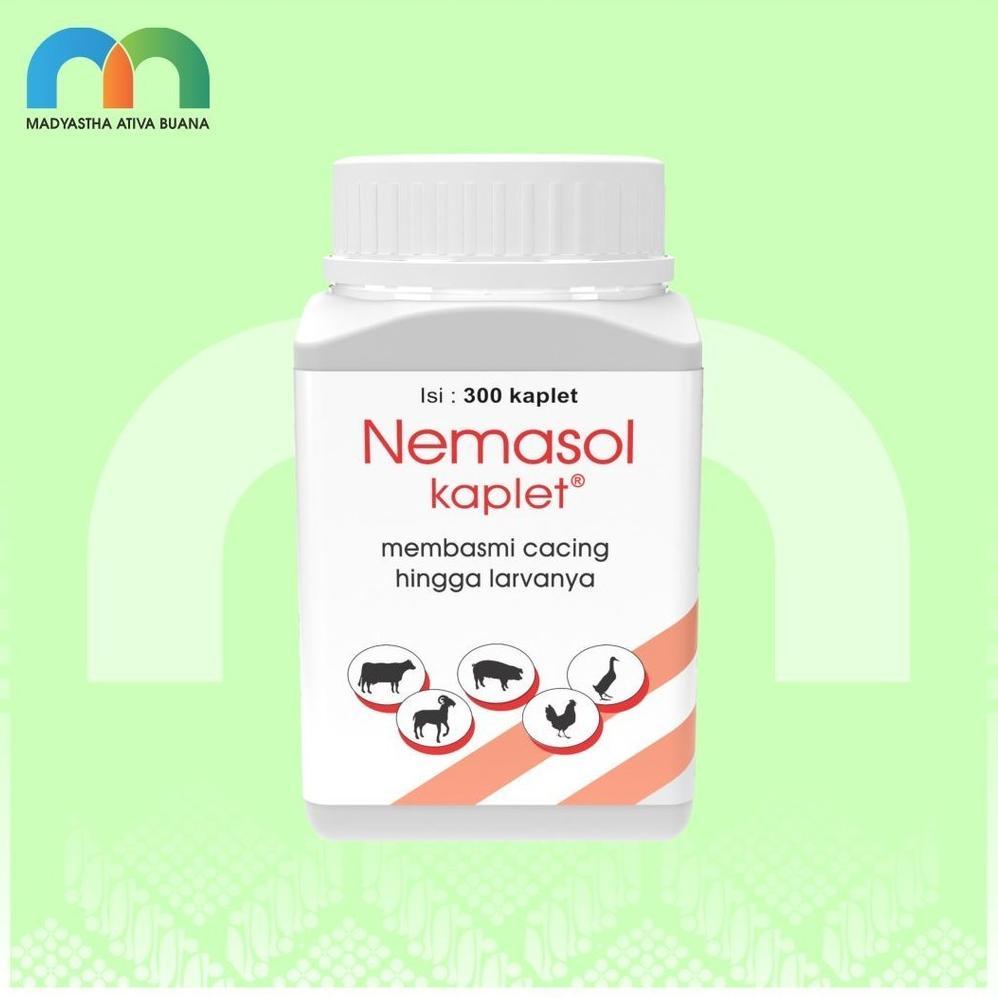 Stok Ready Nemasol-K 300 Kpl Medion Obat Cacing Hewan Besar