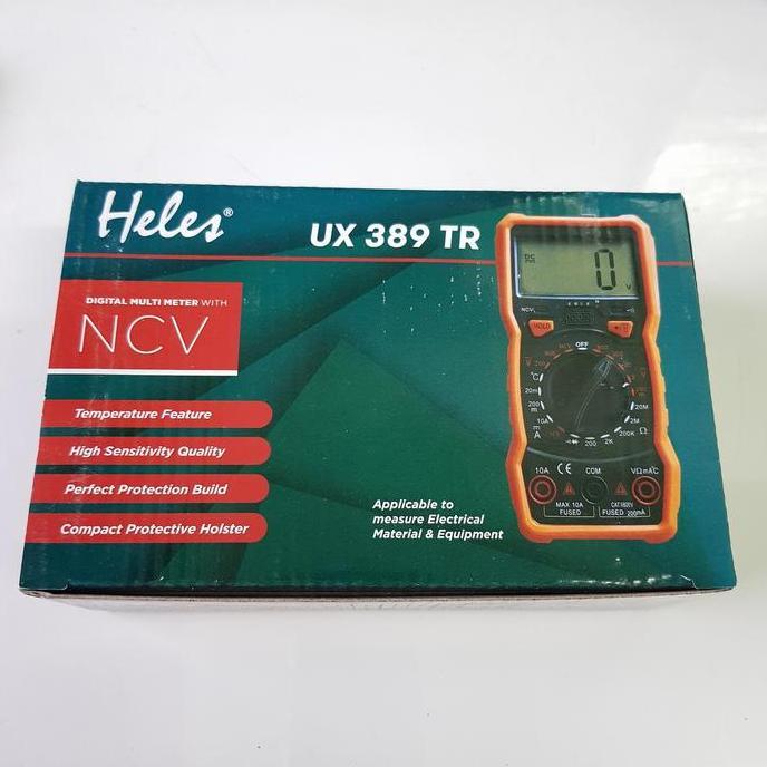 Multitester Digital Heles Ux 389 Tr/Multimeter Heles Ux 389 Tr Terbaru 